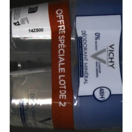 Vichy Desodorante Mineral 48h Roll-on 2x50ml