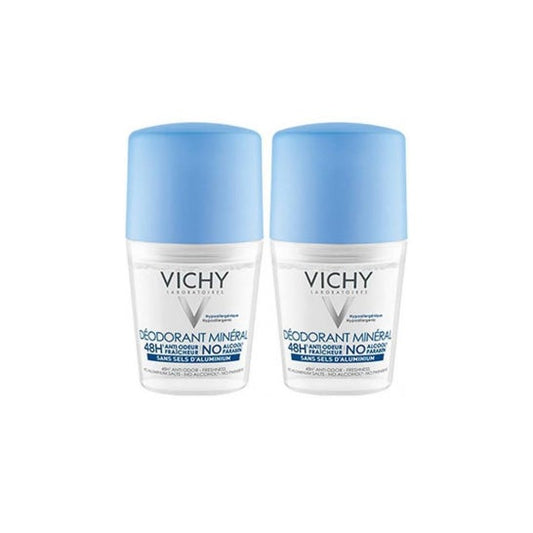 Vichy Desodorante Mineral 48h Roll-on 2x50ml