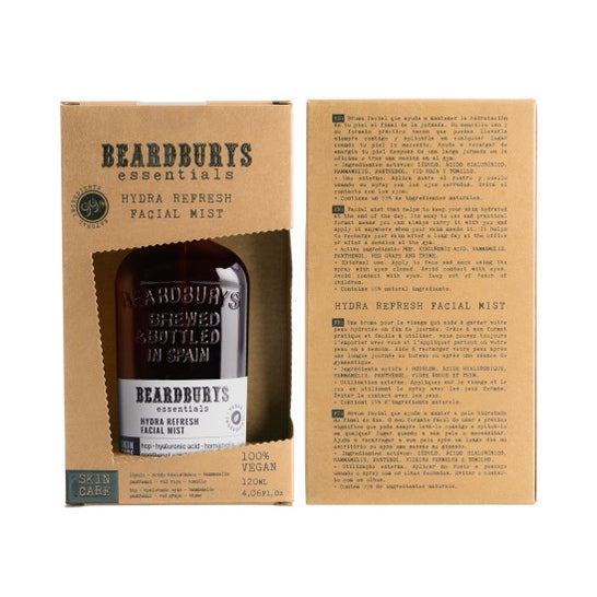 Beardburys Essentials Hydra Refresh Bruma Facial Hidratante 120ml