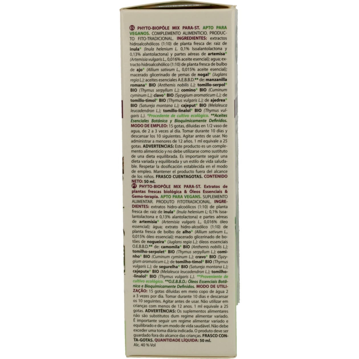 Intersa Phytobipole Mix 9 Para-st 50ml Bio