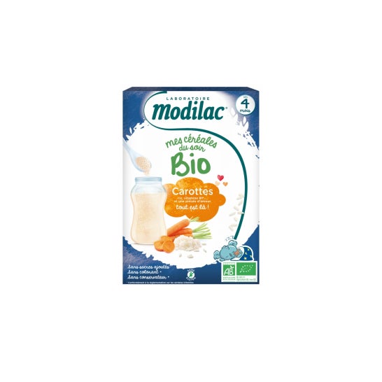 Zanahorias orgánicas Modilac Mes Céréales Du Soir 250 g