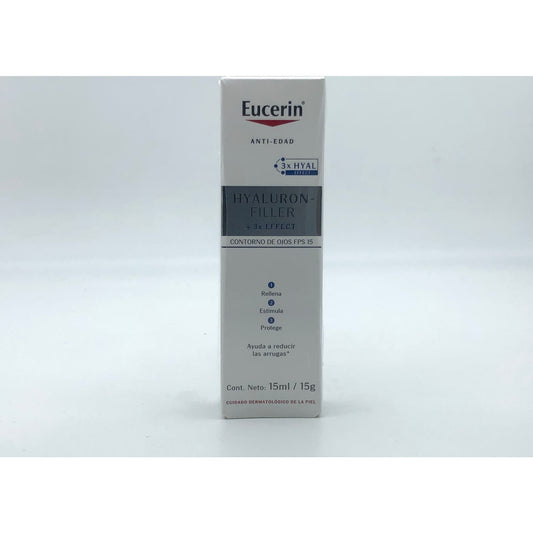 Eucerin Hyaluron-Filler 3X Effect Contorno de Ojos SPF15 15ml