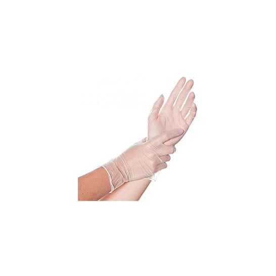Euronava Guantes Vinilo Sin Polvo Talla P 100uds