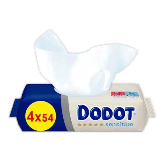 Dodot Toallitas Sensitive 216uds
