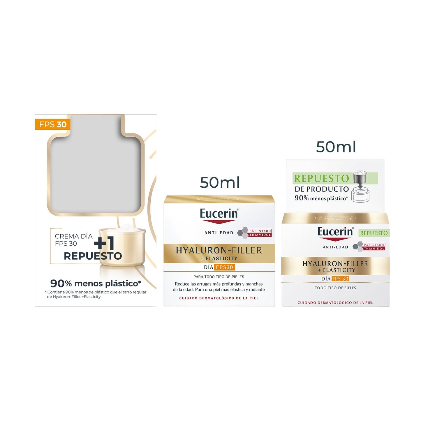 Eucerin Antiedad Rosé FPS 30 + Recarga