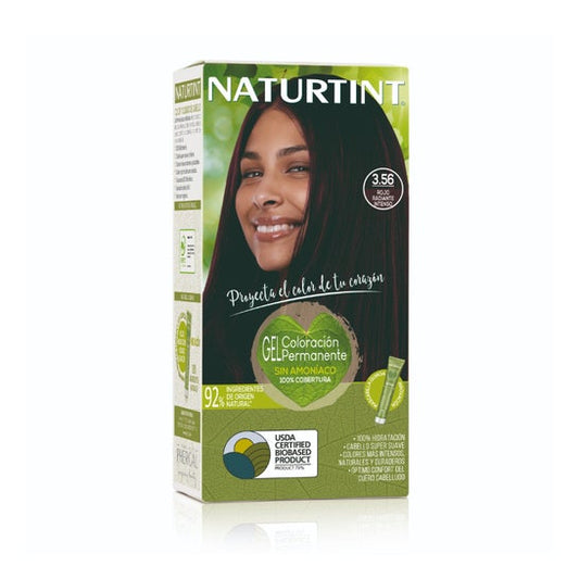 Naturtint Tinte de Cabello 3.56 Rojo Radiante Intenso 1ud
