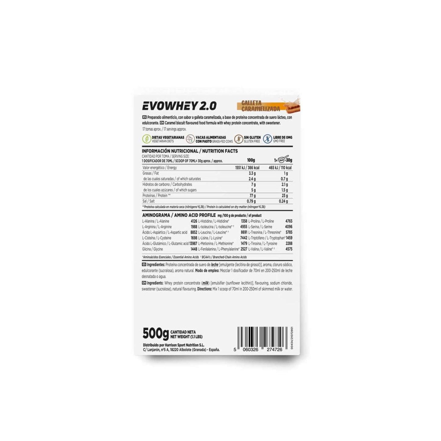 HSN Evowhey Protein Galleta Caramelizada 500g