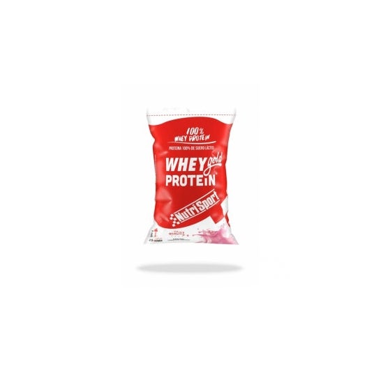 Whey Gold Protein Nutrisport Fresa 500g