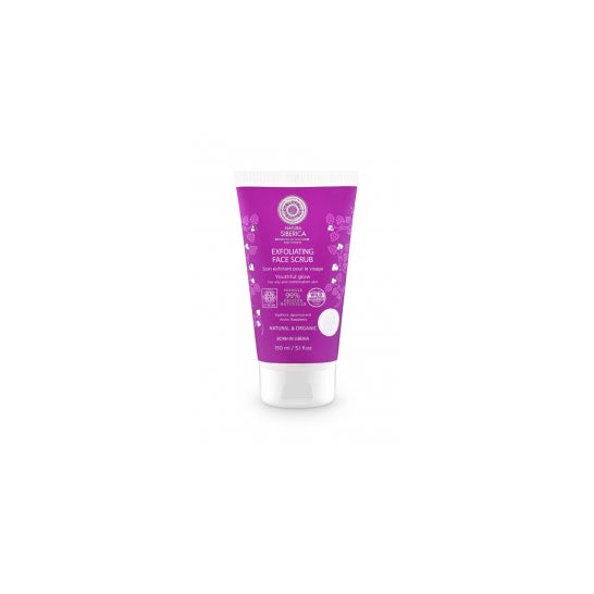 Natura Siberica Peeling facial exfoliante para piel grasa o mixta brillo juvenil 150 ml