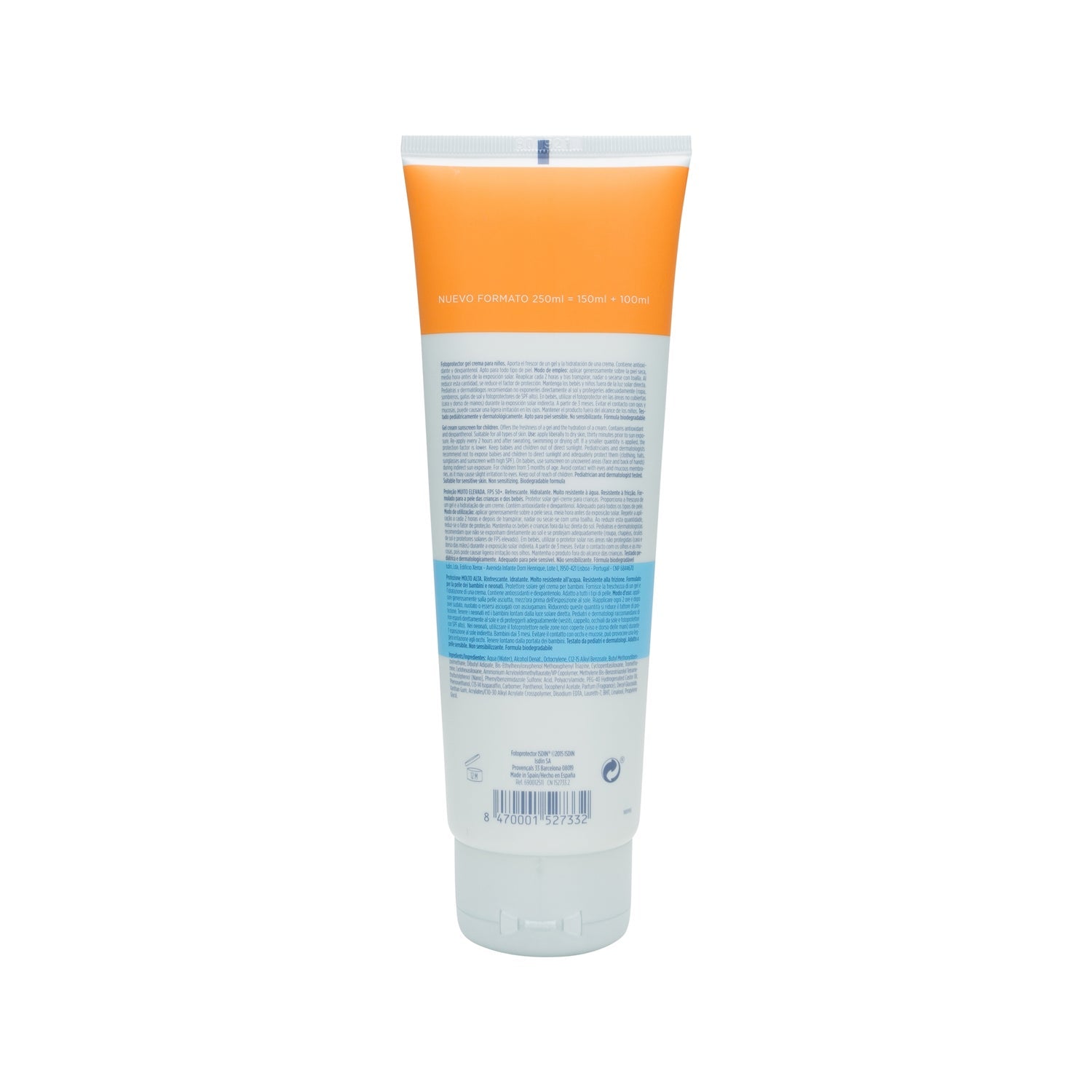 Fotoprotector ISDIN® Pediatrics gel crema SPF50+ 150ml