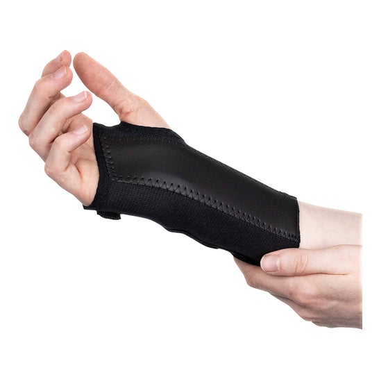 Actius Muñequera Férula Palmo-Dorsal-Pulgar Izquierda Ace506 Negra T1 1 ud
