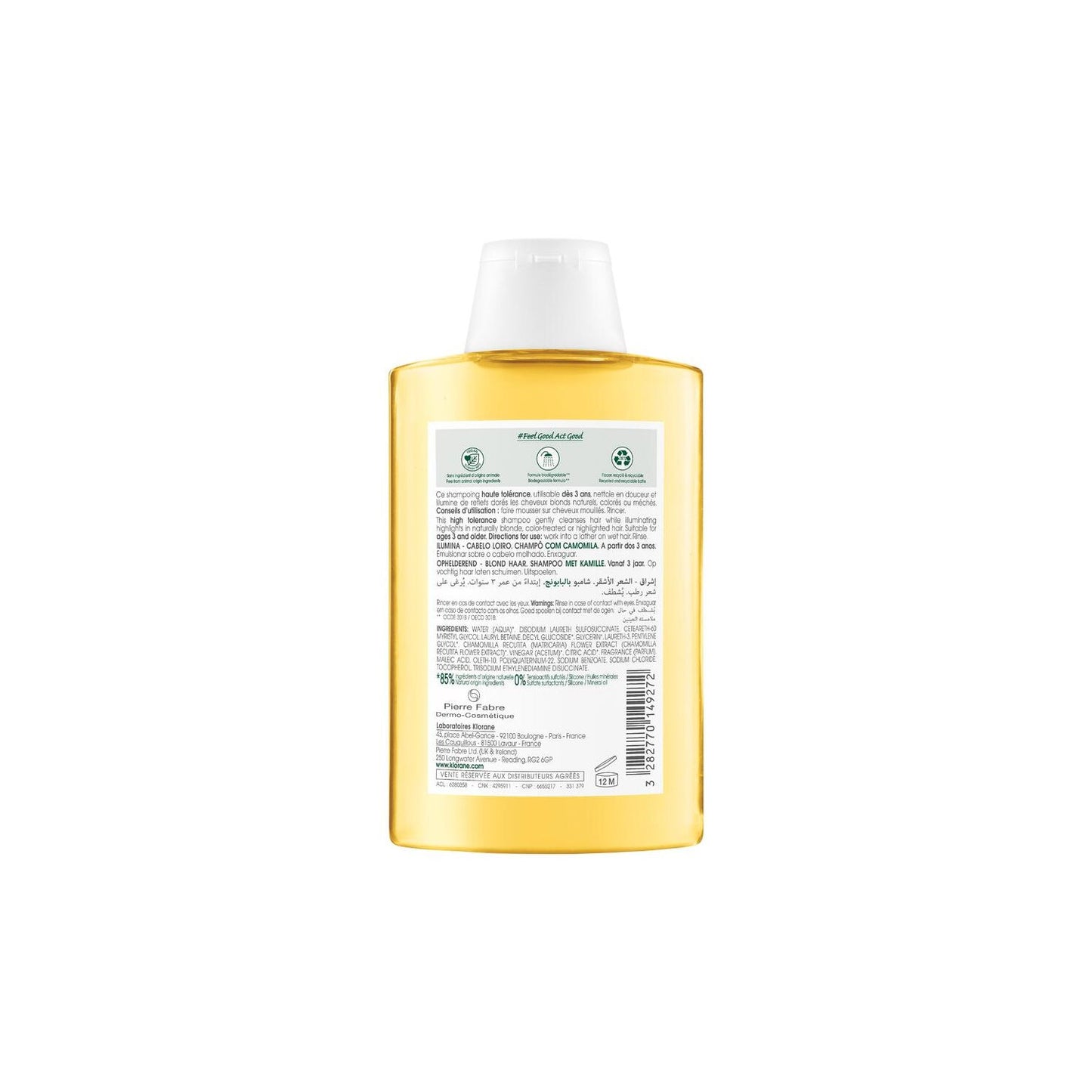 Klorane Champú a la Camomila 200ml