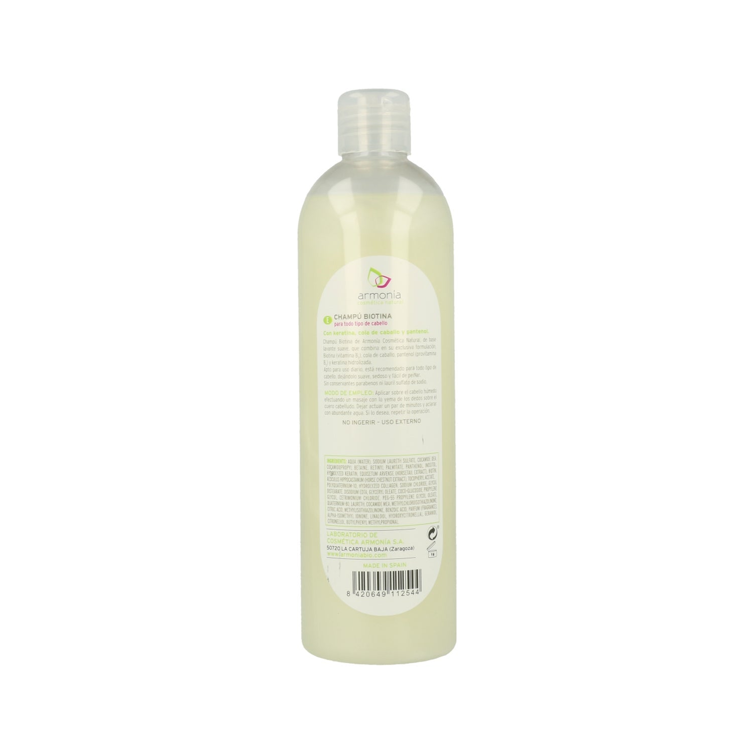 Shampoo Harmonia Biotina Com Queratina 400 ml