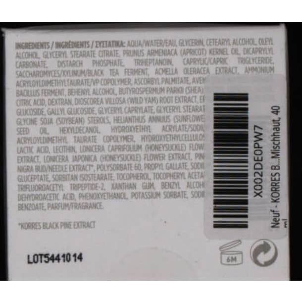 Korres Tratamiento Reafirmante Hidratante 4D Pino Negro 40ml