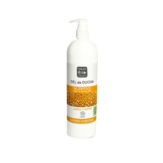 NaturaBio Cosmetics Gel Ducha Nutritivo Miel y Avena Bio 740 ml