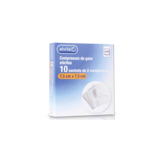 Alvita Compresa Estéril No Tejido 25 X2 10 X10 uds