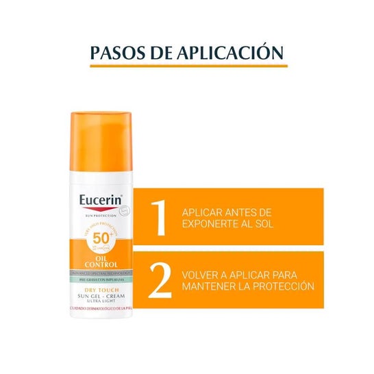 Eucerin Sun Protection Gel-Crema Oil Control Dry Touch SPF50 50ml