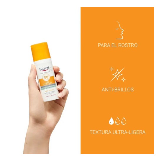 Eucerin Sun Protection Gel-Crema Oil Control Dry Touch SPF50 50ml