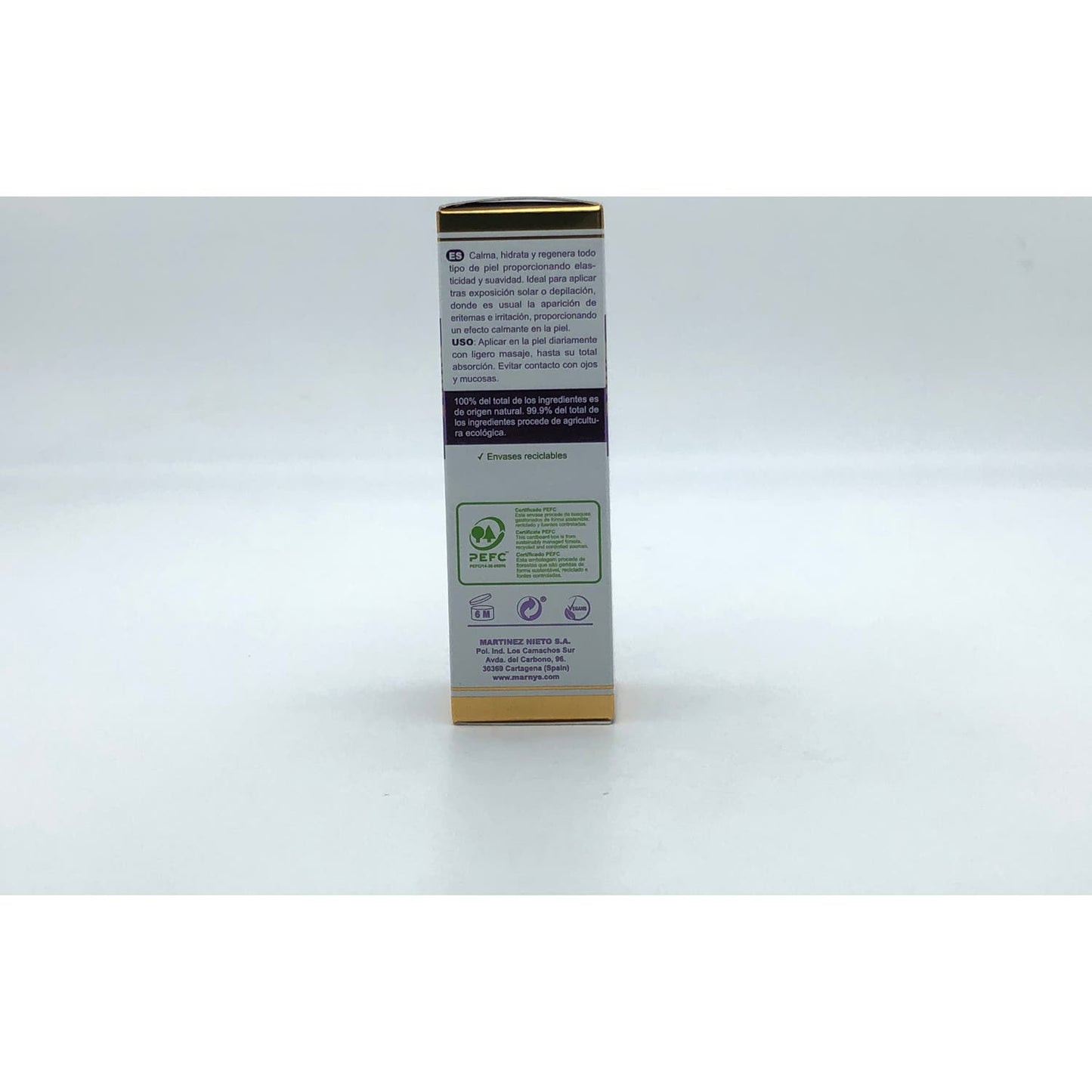 Marnys Aceite Calmante de Aloe Vera Biológico Spray 50ml