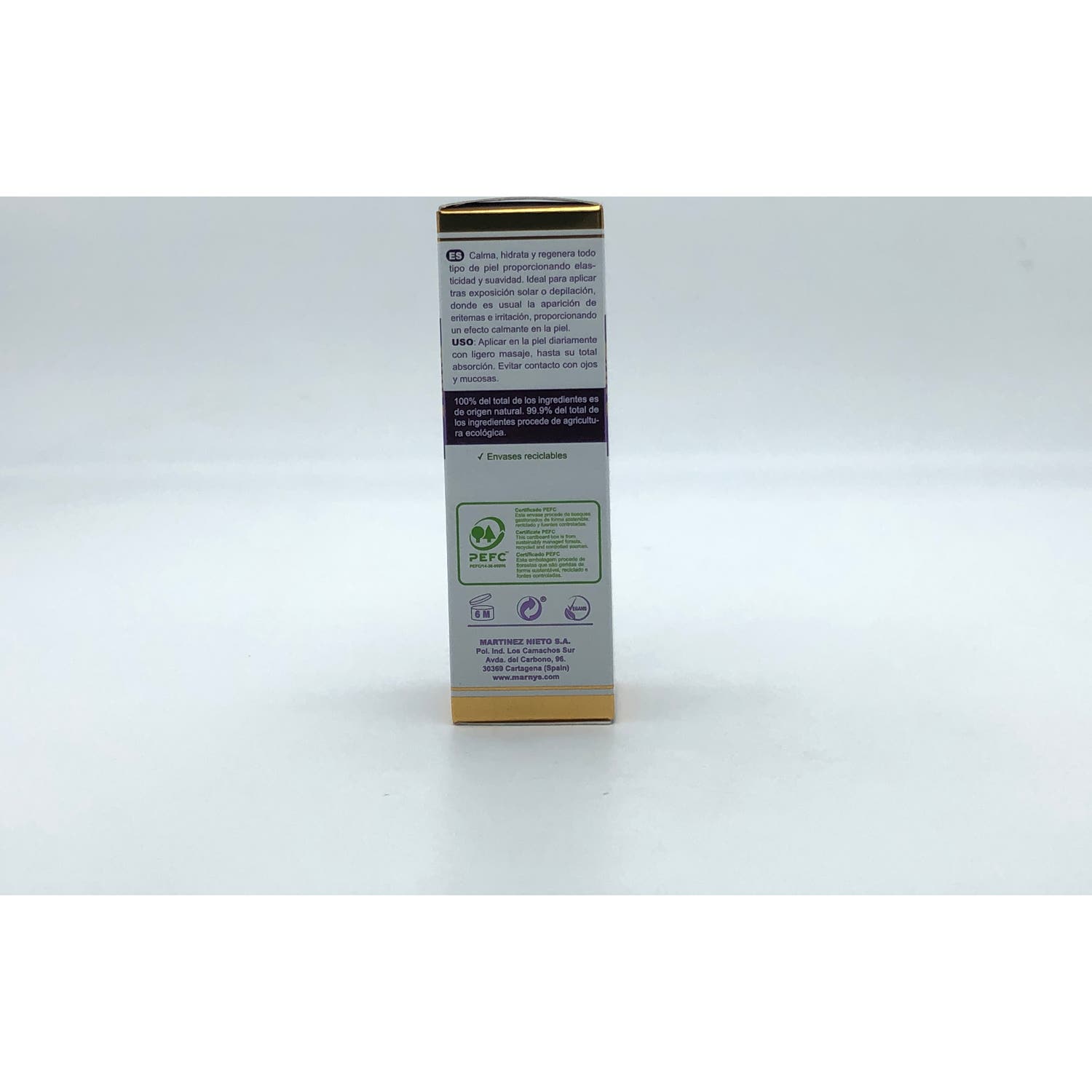 Marnys Aceite Calmante de Aloe Vera Biológico Spray 50ml