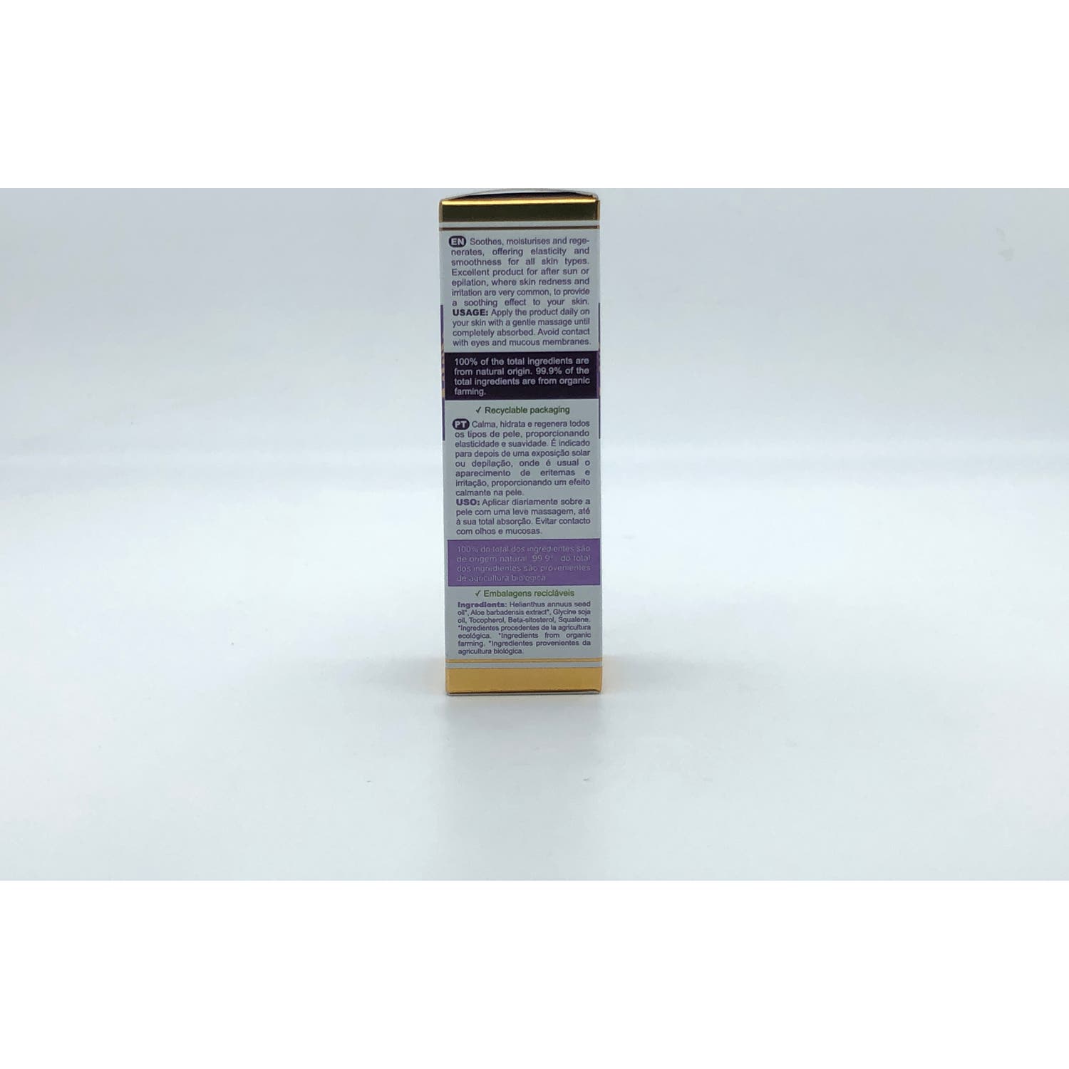 Marnys Aceite Calmante de Aloe Vera Biológico Spray 50ml