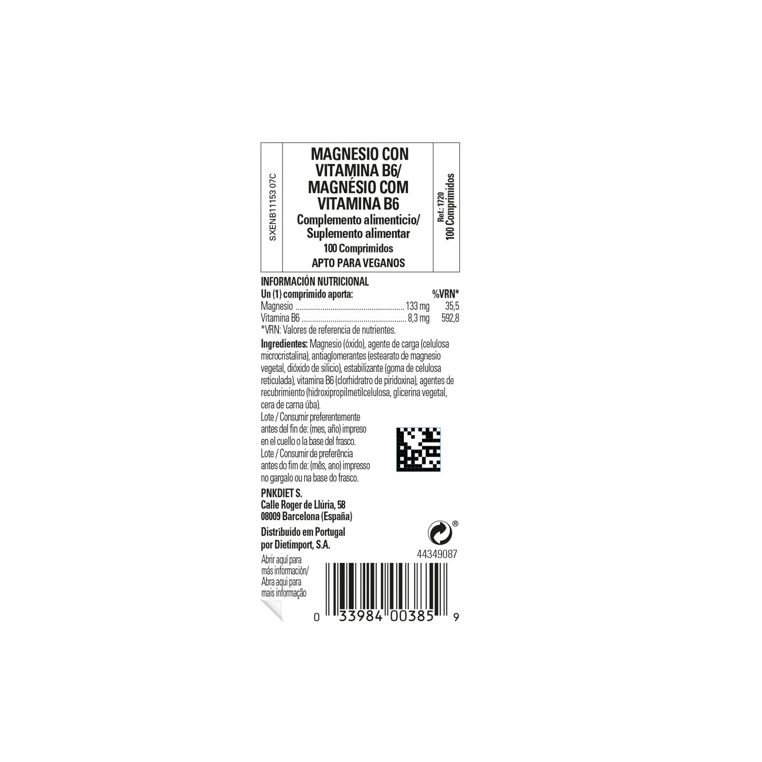 Solgar Magnesio con Vitamina B6 100comp