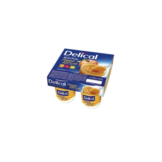 Delical Nutra Pote Pom/Abr 200 g X4