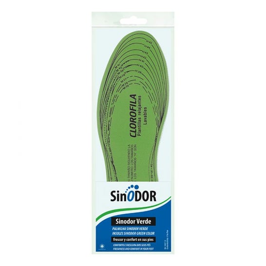 Herbifeet Sinodor Plantilla Verde 1 par