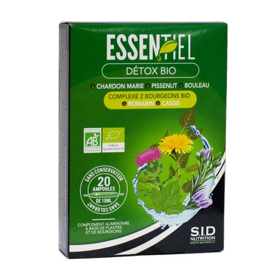 Sid Nutrition Essentiel Detox 20 Ampollas