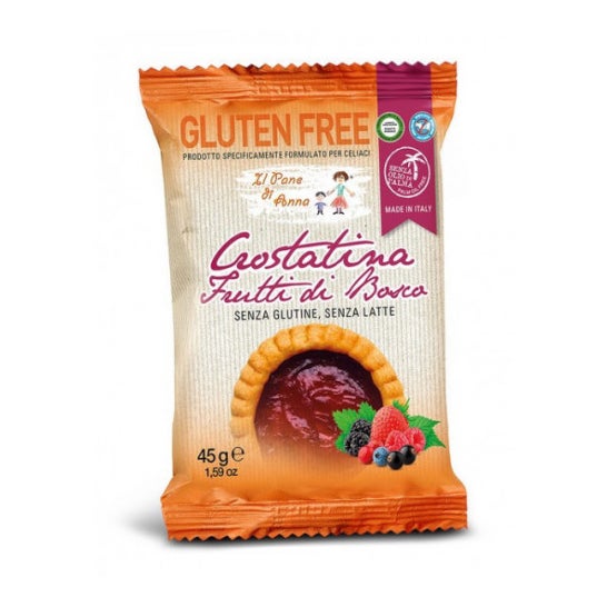 Molino Rivetti Pane Anna Tarta de Frutos del Bosque 45 g