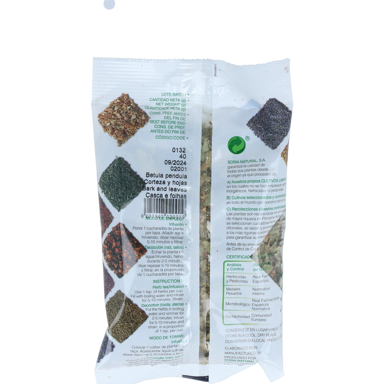 Soria Natural Infusion Abedul Bolsa 40g