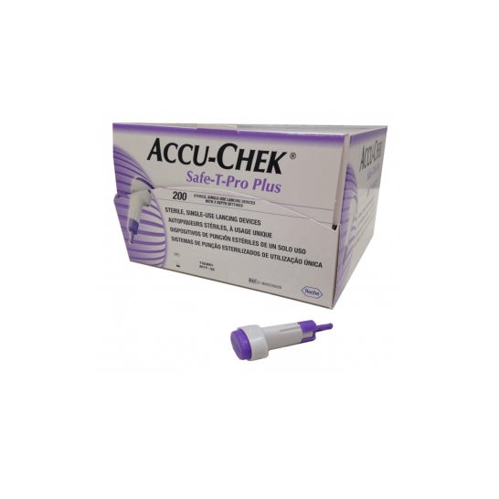 Roche Accu-Chek Safe-T-Pro Plus 200uds