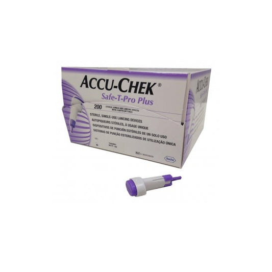 Roche Accu-Chek Safe-T-Pro Plus 200uds