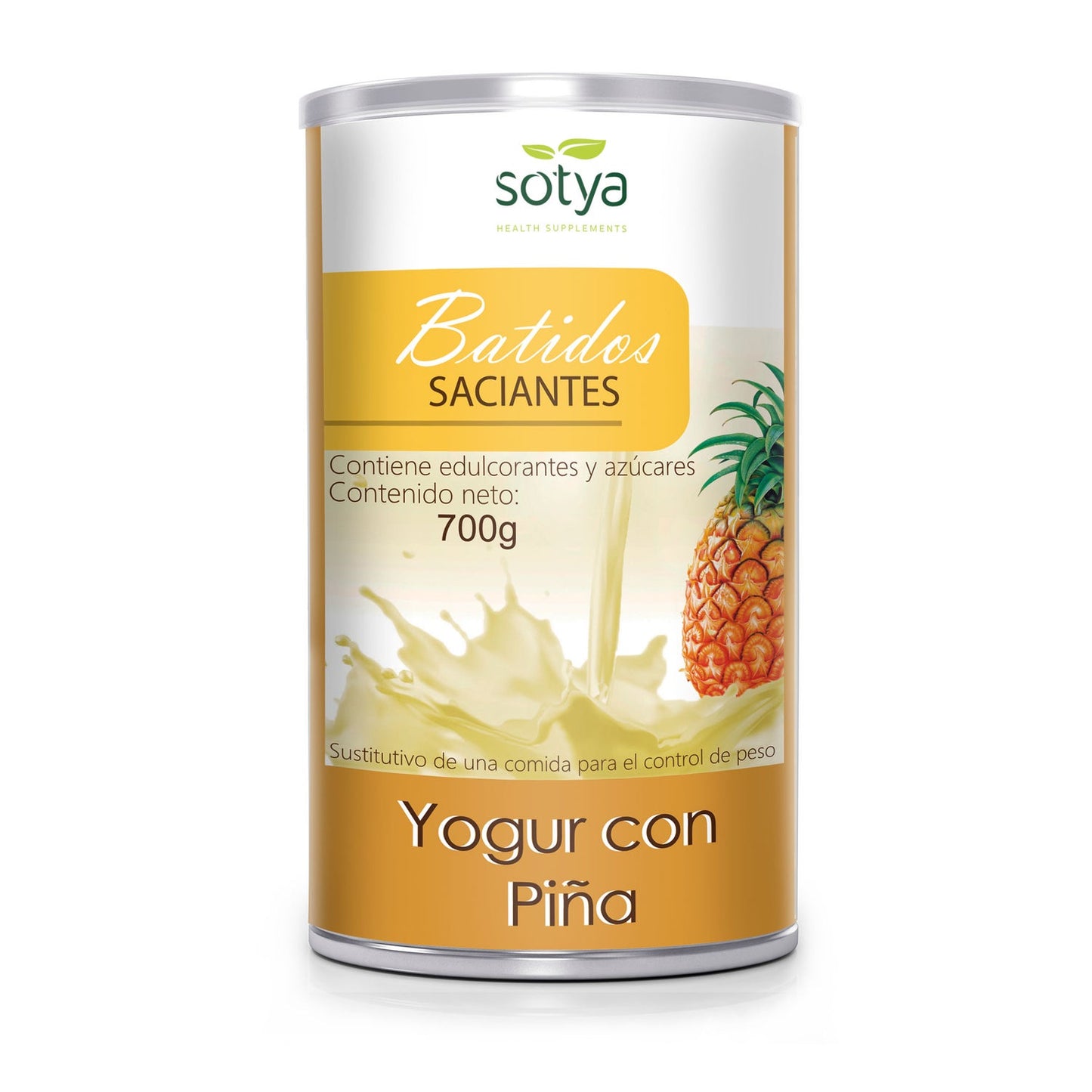 Sotya Batido Saciante de yogur Piña 700 g