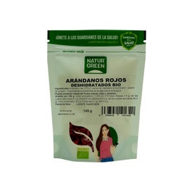 Naturgreen arándanos rojos ecológicos deshidratados 125g