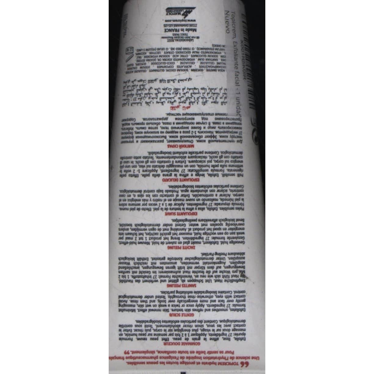 Topicrem Exfoliante Suave Cara y Cuerpo 200ml