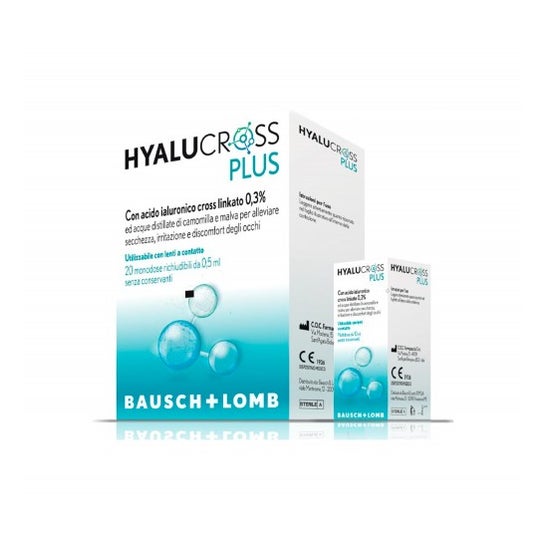 Bausch+Lomb Hyalucross Plus Colirio Estéril 30x0,5ml