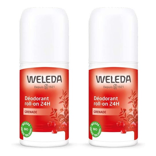 Weleda Desodorante Roll-On 24h de Granada 2x50ml