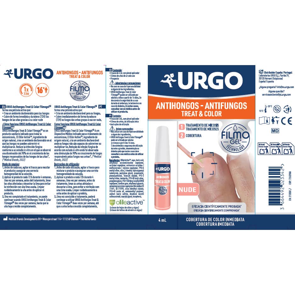 Urgo Anti-Hongos Treat & Color Filmogel 4ml
