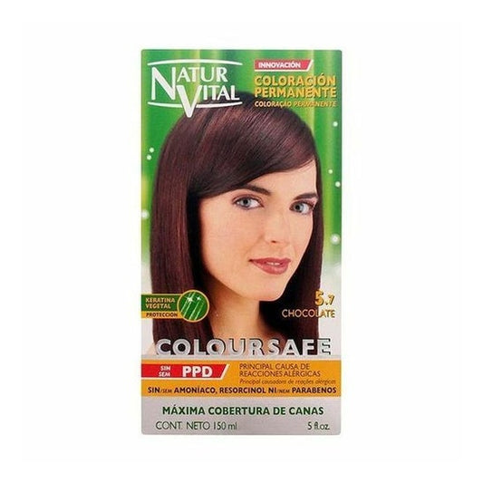 Naturvital Coloursafe Tinte Permanente Nº5,7 Chocolate 150 ml