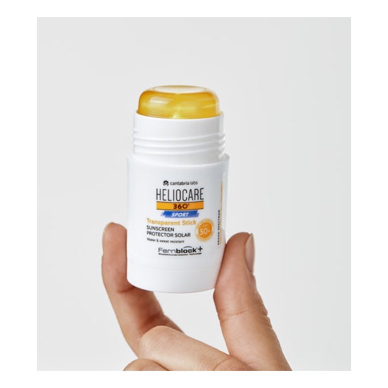 Heliocare 360º Sport Transparent Stick Protector Solar SPF50+ 25 g