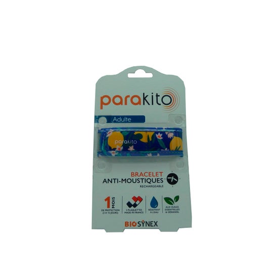 Para'kito Pulsera Antimosquitos Adulto Fun Limón 1ud