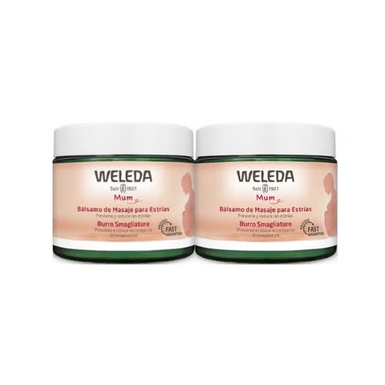 Weleda Mum Bálsamo de Masaje para Estrías 2x150ml