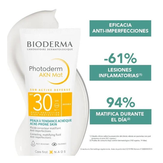 Bioderma Photoderm AKN MAT Fluido SPF30 40ml