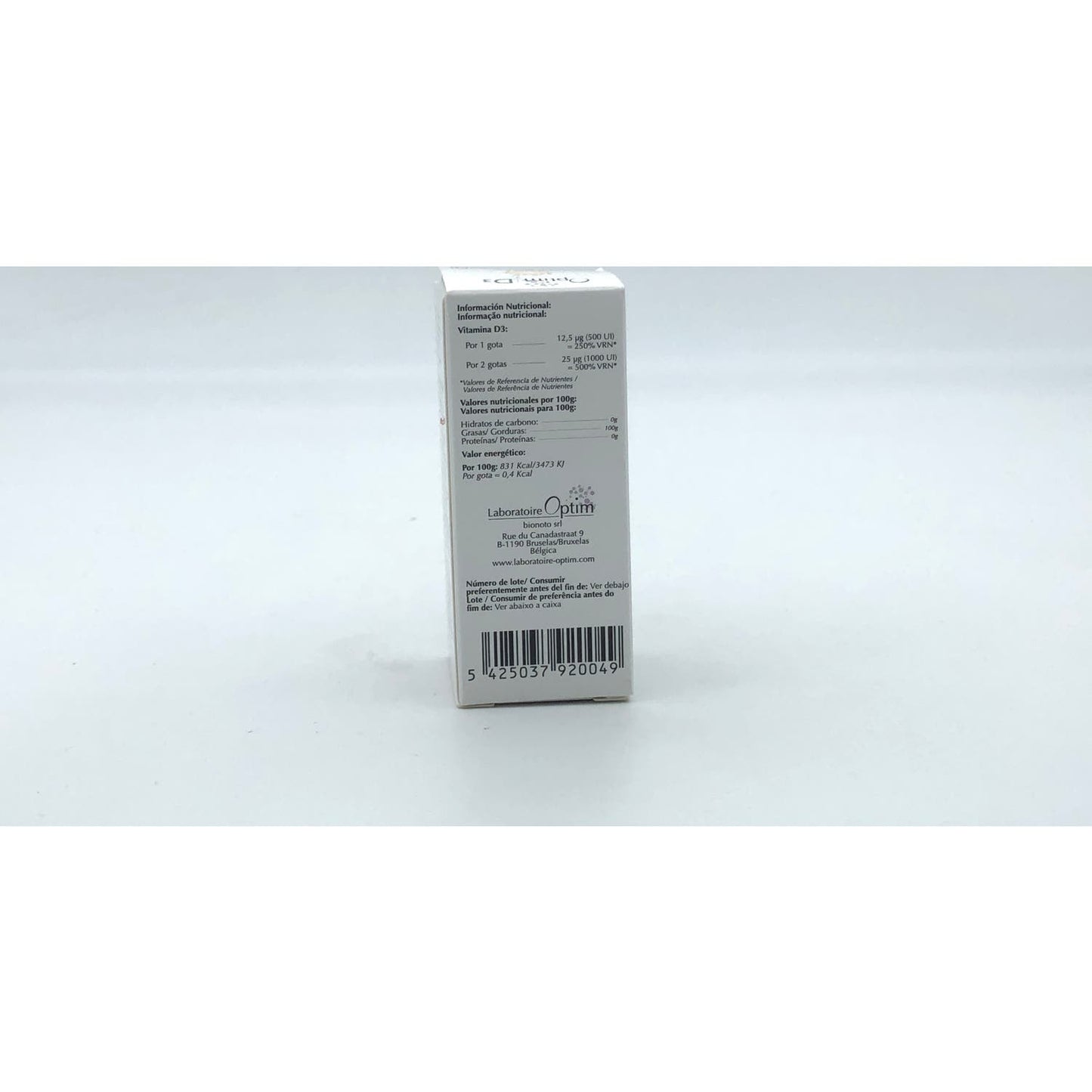 Optim D3 500Ui 20ml