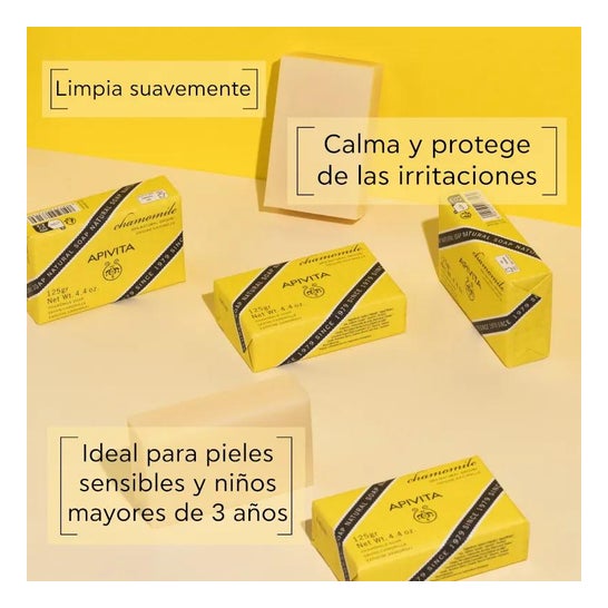 Apivita jabón con camomila 125g