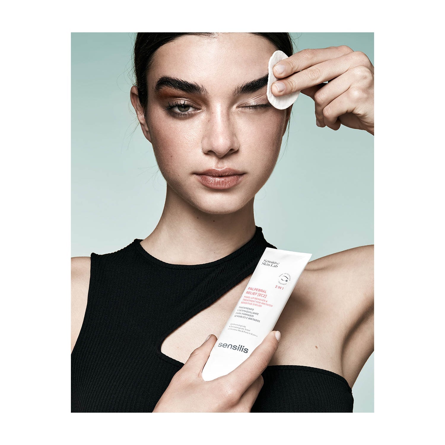 Sensilis Palpebral Relief [ECZ] 2 en 1 Tratamiento y Desmaquillante Párpados Sensibles 100ml