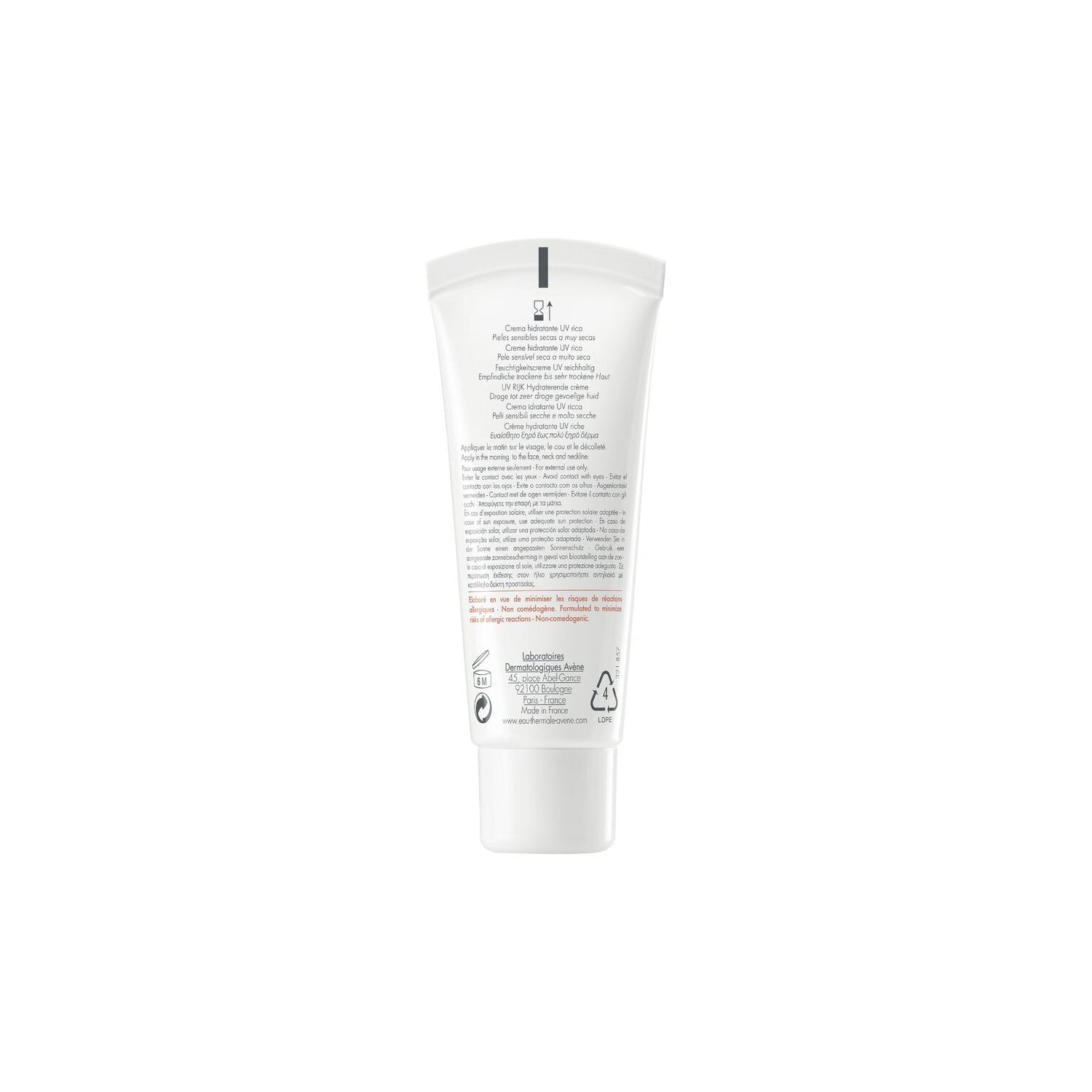 Avène Hydrance UV Rica Crema Hidratante SPF30 40ml
