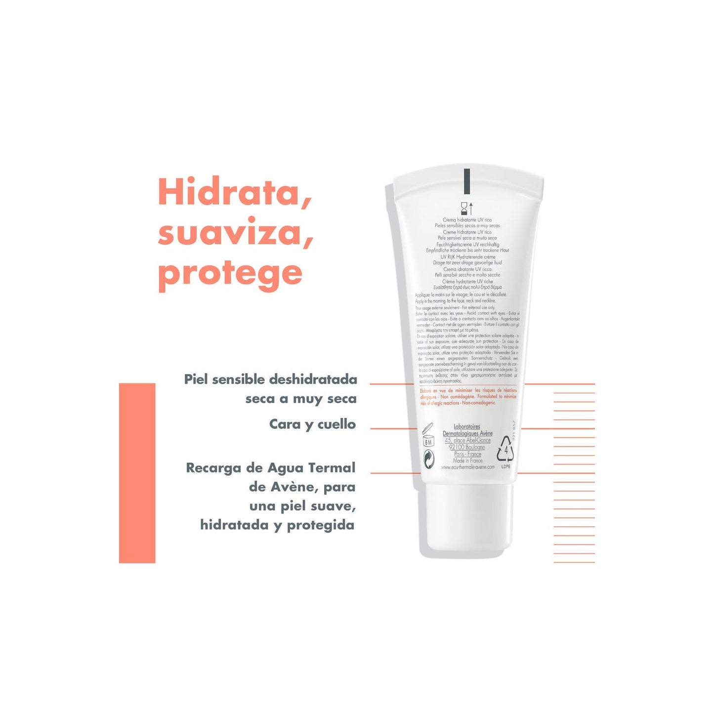 Avène Hydrance UV Rica Crema Hidratante SPF30 40ml