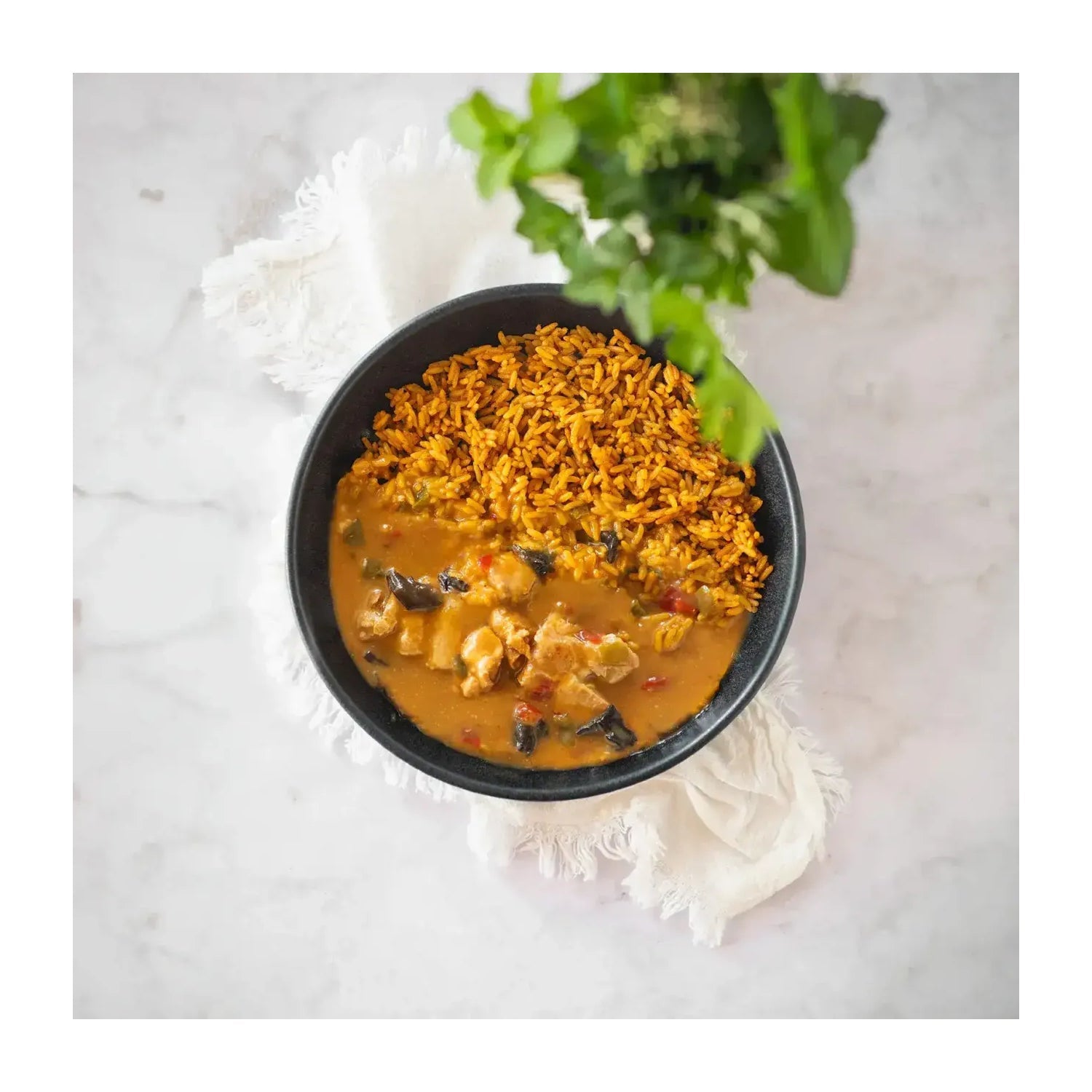 HSN Plato Preparado Estilo Fit Arroz con Pollo en Salsa Estilo Asiática 420 g